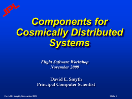 Components for Cosmically Distributed Systems