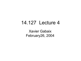 14.127 Lecture 4