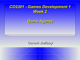 Game Agents 1