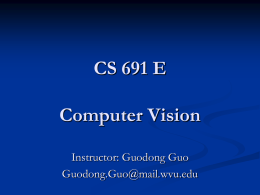 Computer Vision Publications - Lane Department of Computer