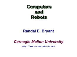 comp-robo - Carnegie Mellon School of Computer Science
