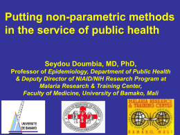 Putting non-parametric methods in the service of public