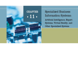 Specialized Systems, Ai, Expert, Virtual Reality