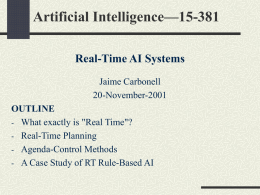 Real-time AI and Applications