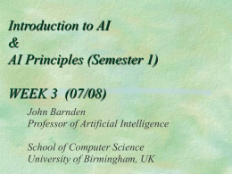 Week 3 - Computer Science - University of Birmingham