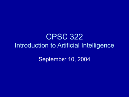 Lecture 2 Slides  - UBC Department of Computer Science