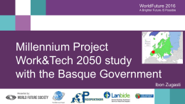 WorkTech Study 2050 in Basque County