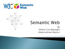 Semantic Web - Perceptual Intelligence Laboratory