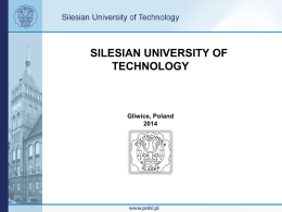 the silesian university of technology