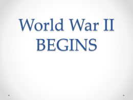 The US Enters WWII… - Warren County Public Schools