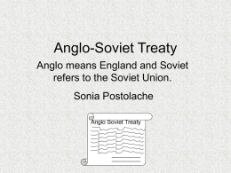 Anglo-Soviet Treaty