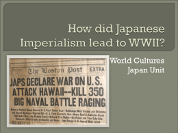 Japanese Imperialism