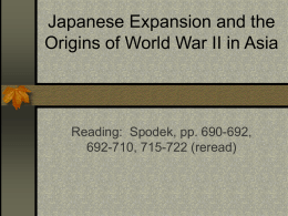 Origins of World War II in Asia