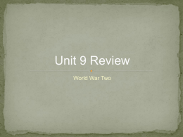 Unit 9 Reviewx