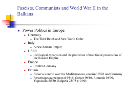 fascist, communists and world war ii
