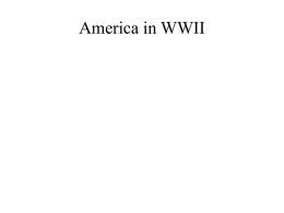 America in WWII