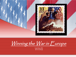 Winning the War in Europe