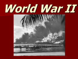 World War II - MsMatthews