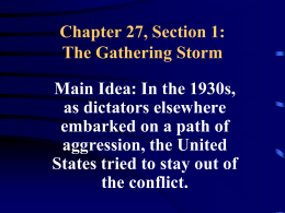 Chapter 27, Section 1 PPT