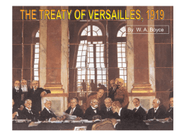Treaty of Versailles 1919x