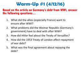 Warm Ups WWII - WordPress.com