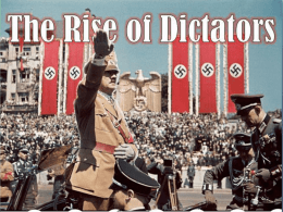 rise of dictators ppt
