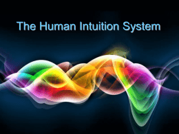 INTUITION IS….. - BEabove Leadership