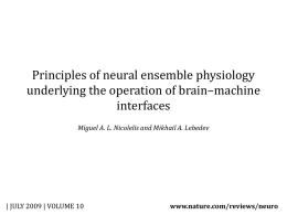 Principles of neural ensemble physiology underlying the