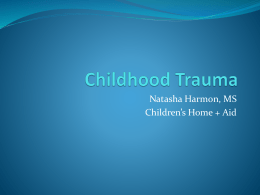 Childhood Trauma - Prevention First