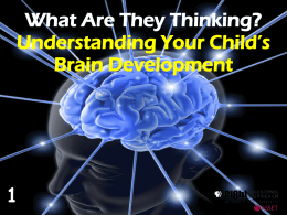What Are They Thinking? Understanding Your Child’s Brain