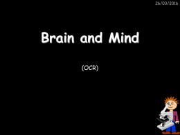 B6 Brain and Mind revised - Blackpool Aspire Academy