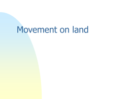 Movement on land