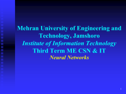 Mehran University of Engineering and Technology, Jamshoro