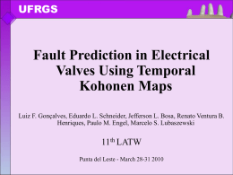 Fault Prediction in Electrical Valves Using - LaPSI