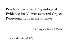 Psychophysical and Physiological Evidence for Viewer