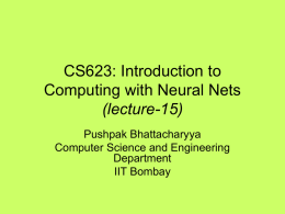 cs623-lect15-19oct06 - Department of Computer Science and