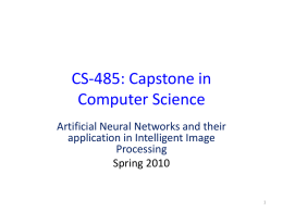 CS-485: Capstone in Computer Science