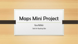 Maps Mini Project - Kara McNish Portfolio