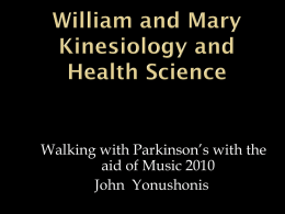 music as therapy - Foundation for Parkinson`s and Neurological