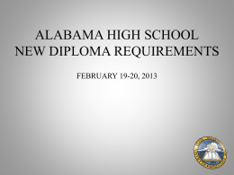 Presentation - Alabama Department of Education