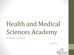 Health and Medical Sciences Academy