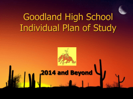 GHS Plan of Study Power Point