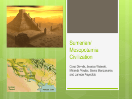Sumerian/ Mesopotamia Civilization
