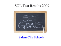 SOL Test Results 1999-2000