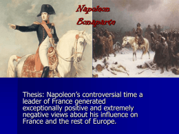 Rise and Fall of Napoleon Ppt