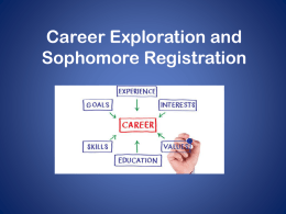 Career Unit and Registration PowerPoint