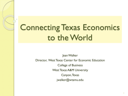 Trading in the Old World - Texas Council on Economic Education