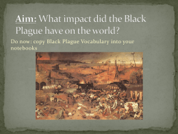 impact of the Black Plague