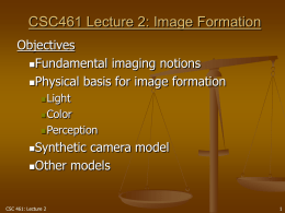 CSC461 Lecture 2