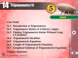 Book 5 Chapter 14 Trigonometry (1)